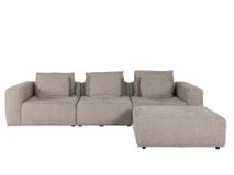 Modulaire zetel met voetbank LOFT - Beige C-GER-14-HKS-3-A062-2