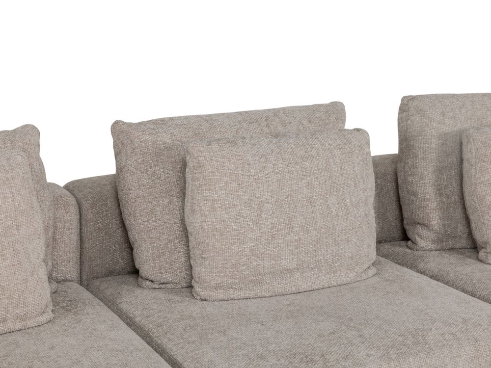 Modulaire zetel met voetbank LOFT - Beige C-GER-14-HKS-3-A062-2