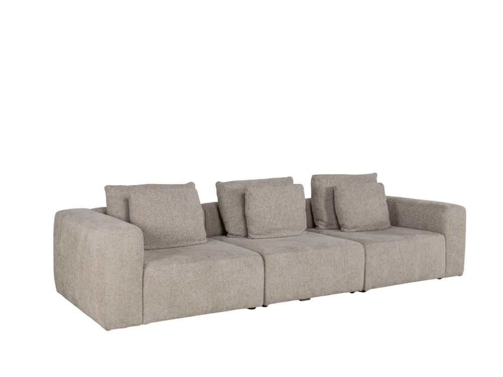 Modulaire zetel met voetbank LOFT - Beige C-GER-14-HKS-3-A062-2