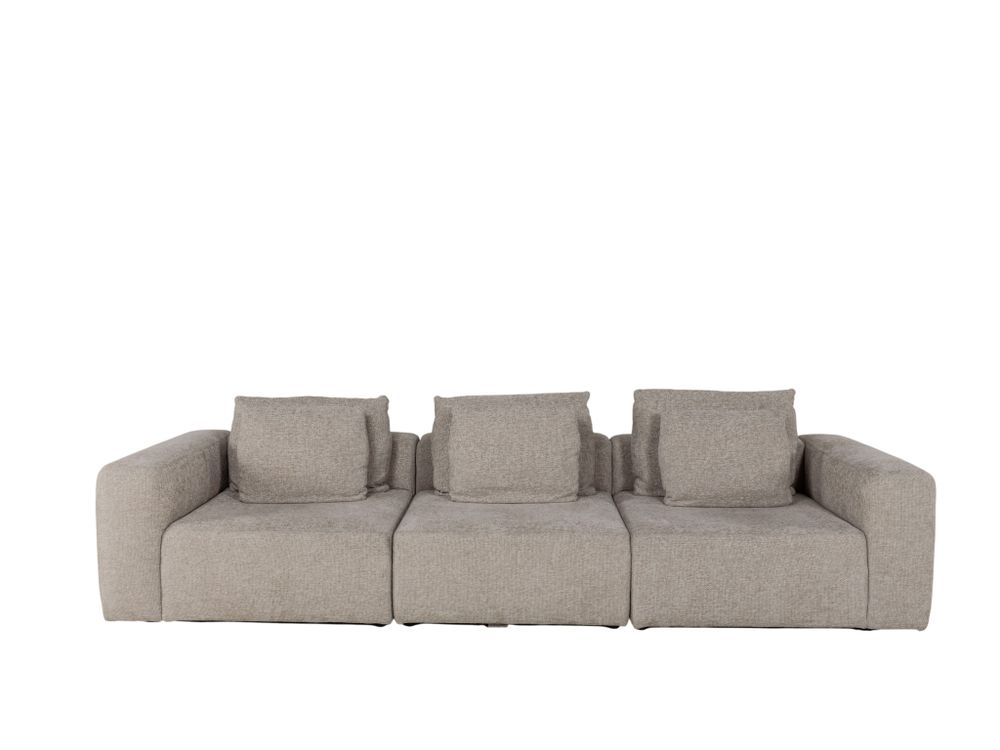 Modulaire zetel met voetbank LOFT - Beige C-GER-14-HKS-3-A062-2