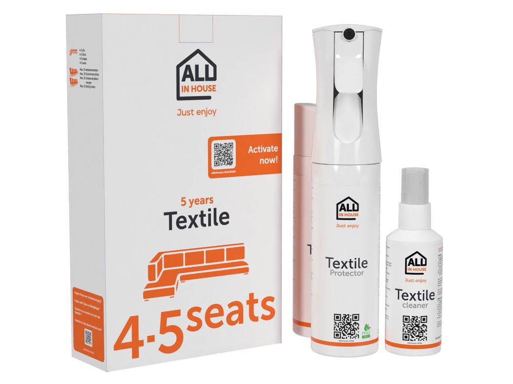 All in House textielkit | Hoekzetel | 5 jaar vlekk ORN 127505
