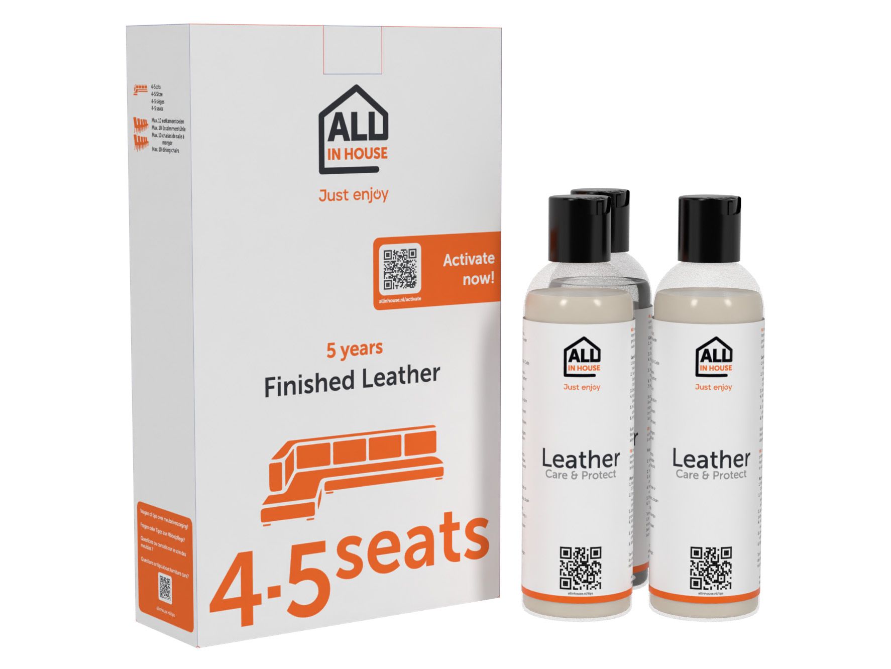 All in House lederkit | Hoekzetel | 5 jaar vlekken ORN 127525