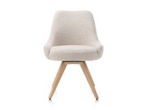 Set van 4 draaibare eetkamerstoelen ROCCO - Crème C-HEH-ROC-SET4