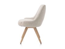 Set van 4 draaibare eetkamerstoelen ROCCO - Crème C-HEH-ROC-SET4