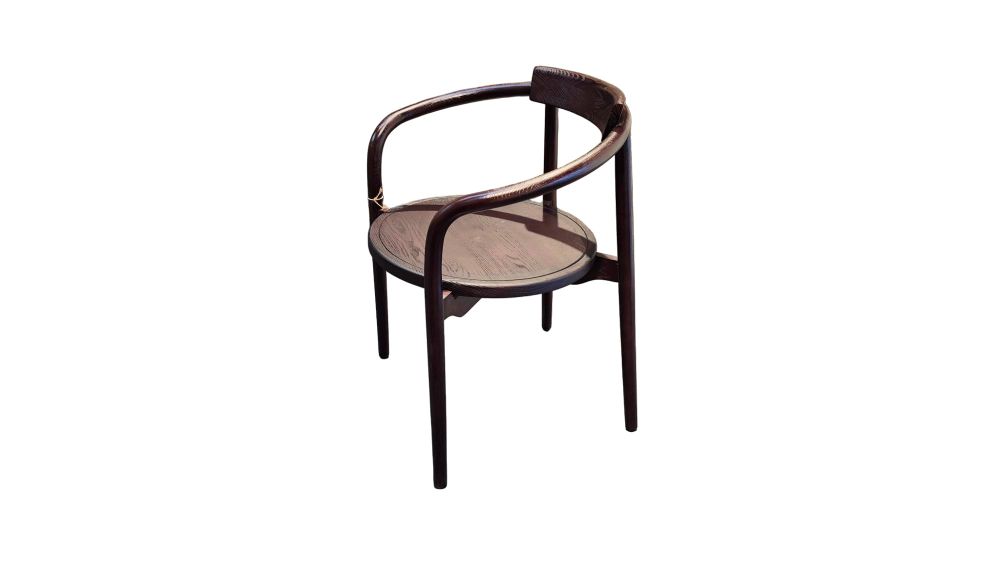 Set van 4 eetkamerstoelen EDO - Brown ash C-TOO-3-SET1