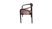 Set van 4 eetkamerstoelen EDO - Brown ash C-TOO-3-SET1