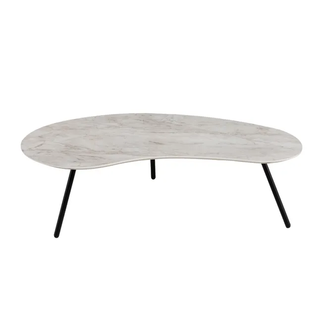 Salontafel TRIOT - Beige marmer