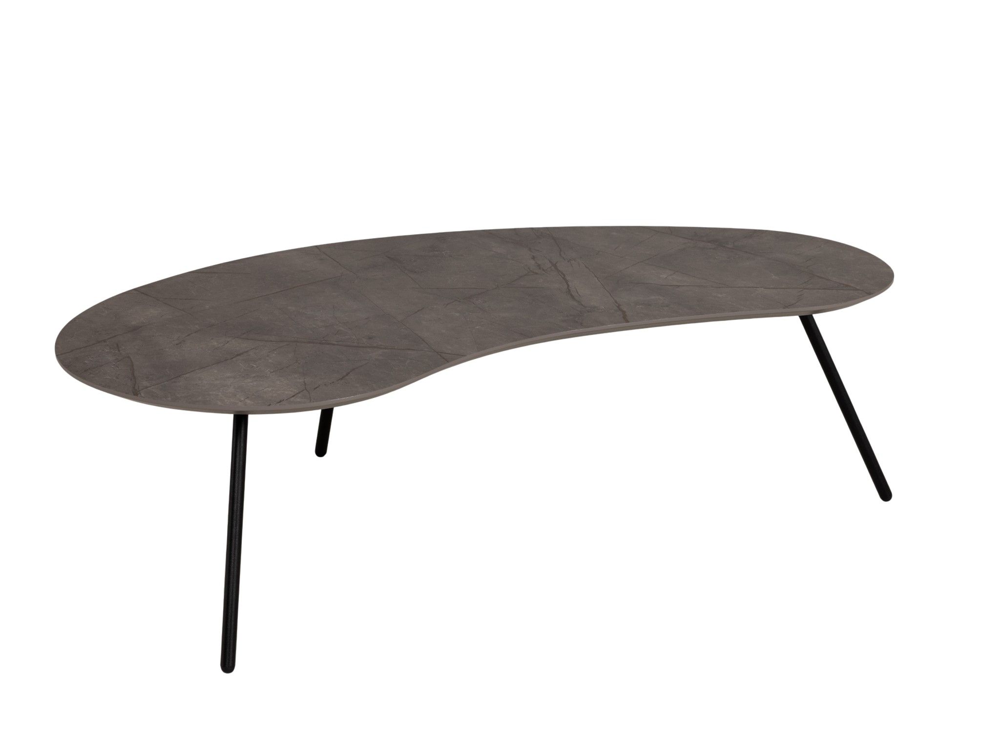 Salontafel TRIOT - Bruine cementlook