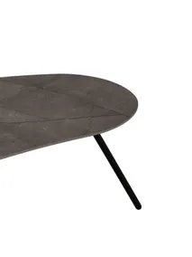 Salontafel TRIOT - Bruine cementlook C-KOM-1103-545