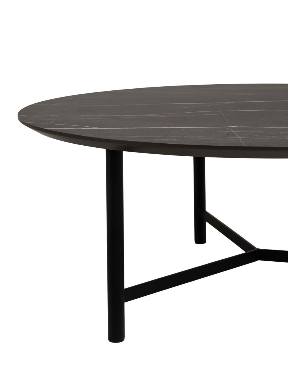 Salontafel CHESTER - Zwart/Wit marmerlook C-KOM-1107-525