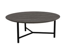 Salontafel CHESTER - Zwart/Wit marmerlook C-KOM-1107-525