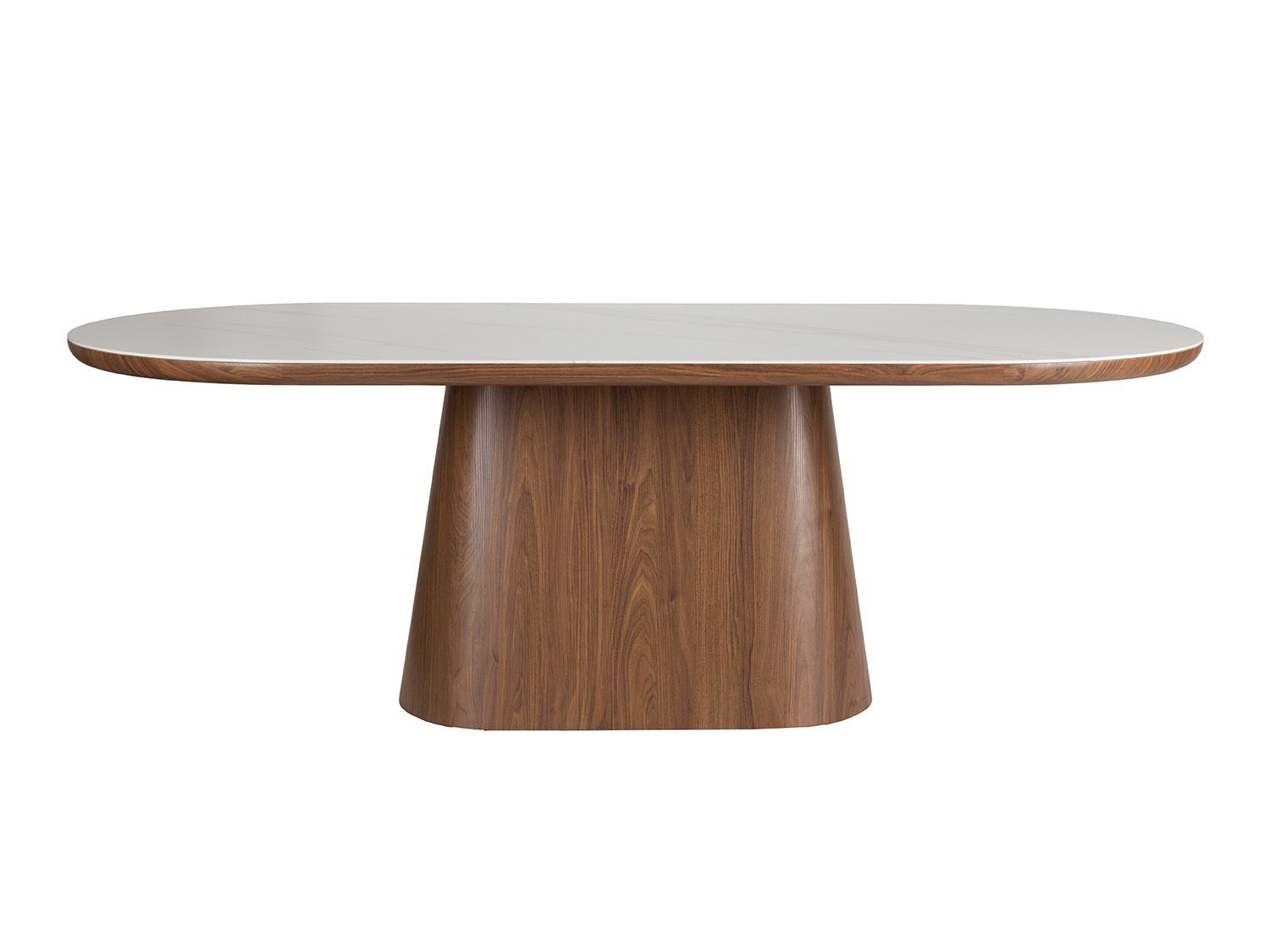 Eetkamertafel ALMIRA - Walnoot/Marmer ZVR 1001162