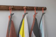 Gastenhanddoek DIAGONAL, 2-pack - Dark olive MDD DIATWG30