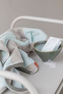 Gastenhanddoek DIAGONAL, 2-pack - Dark olive MDD DIATWG61