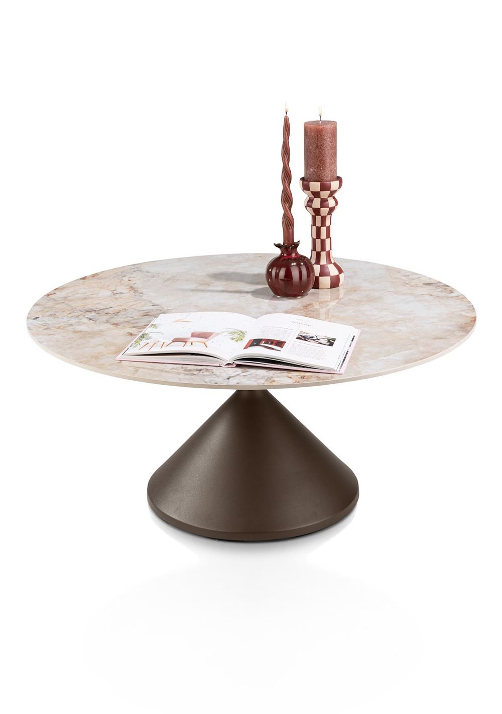 Salontafel AVELLI - Keramiek/Steelbrown HEH 52396STB