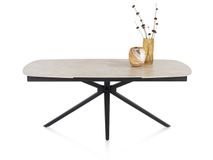 Uitschuifbare eetkamertafel LATTINA - Marmer keram HEH 55926CRE