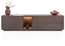 TV-meubel TRENTON - Donker eikenfineer XOO 52282CLA