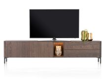 Tv-meubel TRENTON - Donker eikenfineer XOO 52280-CLA