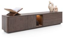 Tv-meubel TRENTON - Donker eikenfineer XOO 52281-CLA