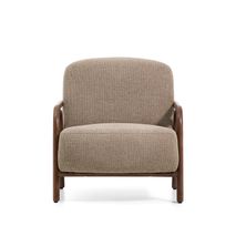 Fauteuil SYLO - Taupe / Massief Essenhout KAV C00204FA11