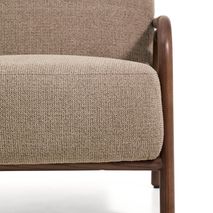 Fauteuil SYLO - Taupe / Massief Essenhout KAV C00204FA11