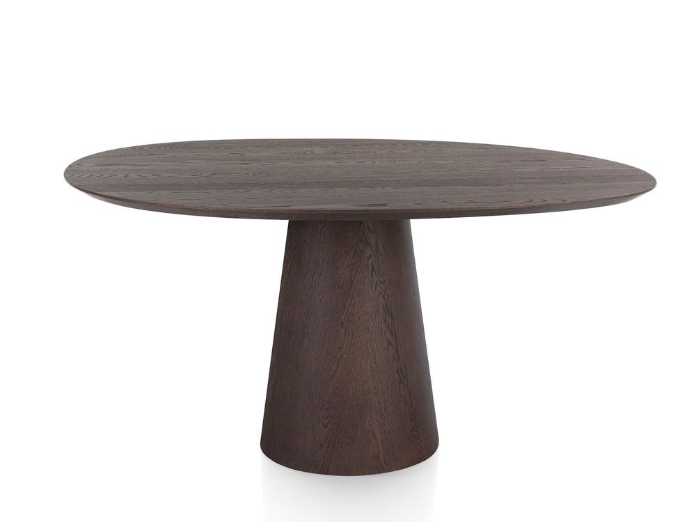 Eetkamertafel TRENTON - Donker eikenfineer XOO 52289-CLA