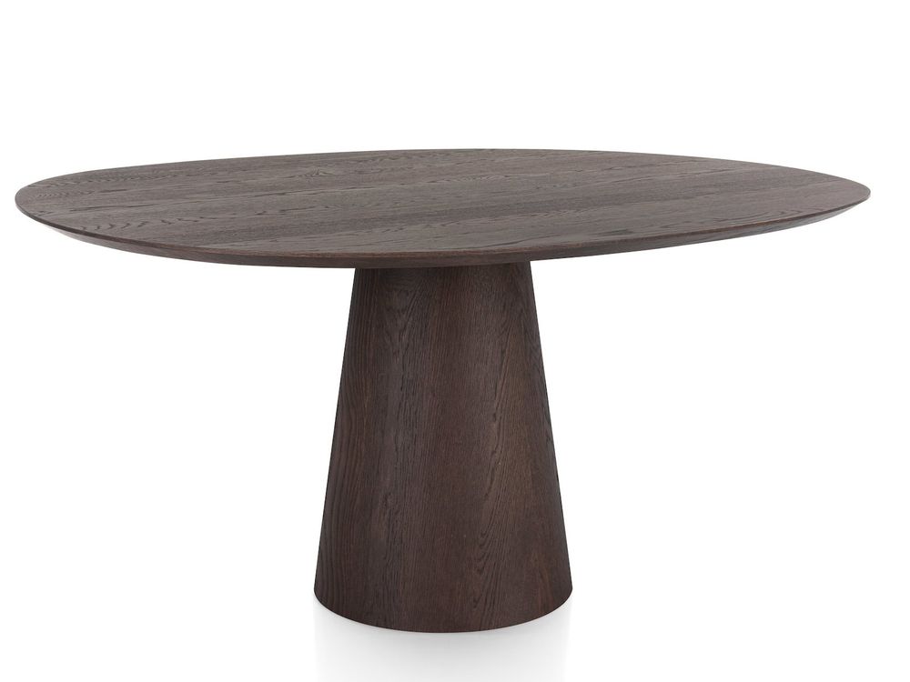 Eetkamertafel TRENTON - Donker eikenfineer XOO 52289-CLA