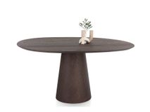 Eetkamertafel TRENTON - Donker eikenfineer XOO 52289-CLA