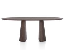 Eetkamertafel TRENTON - Donker eikenfineer XOO 52290-CLA