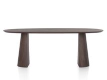 Eetkamertafel TRENTON - Donker eikenfineer XOO 52290-CLA