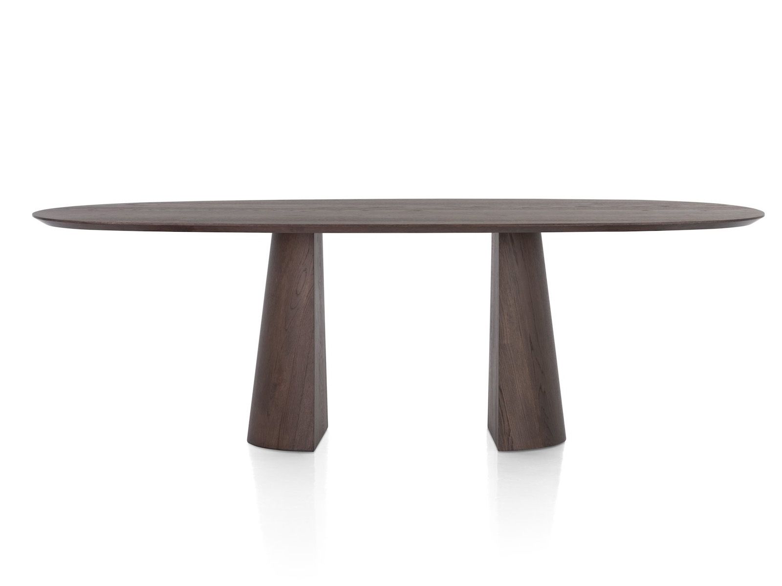 Eetkamertafel TRENTON - Donker eikenfineer XOO 52291CLA