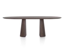 Eetkamertafel TRENTON - Donker eikenfineer XOO 52291CLA