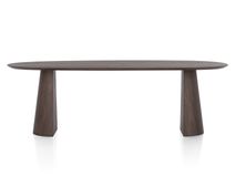 Eetkamertafel TRENTON - Donker eikenfineer XOO 52291CLA