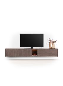 Tv-meubel TRENTON - Donker eikenfineer XOO 52293-CLA