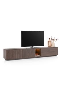 Tv-meubel TRENTON - Donker eikenfineer XOO 52293-CLA