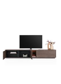 Tv-meubel TRENTON - Donker eikenfineer XOO 52293-CLA