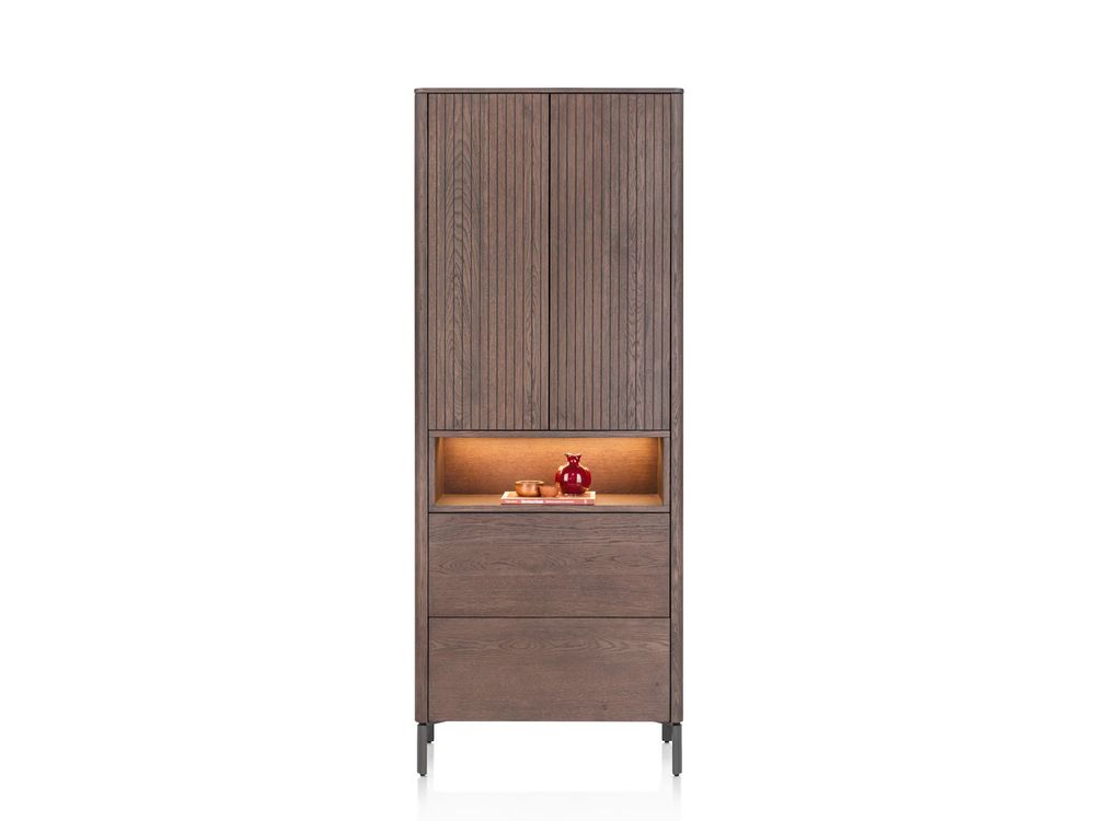 Bergkast TRENTON - Donker eikenfineer XOO 52294-CLA