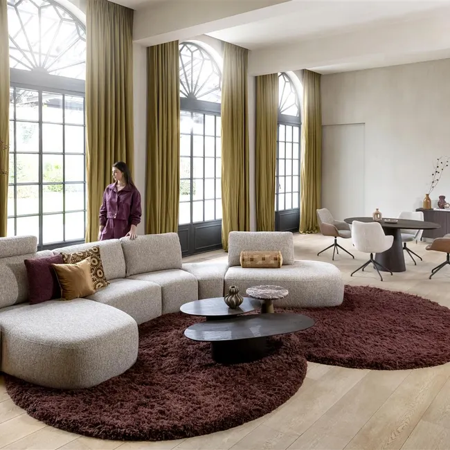 Hoekzetel MERANO - Beige/Koper