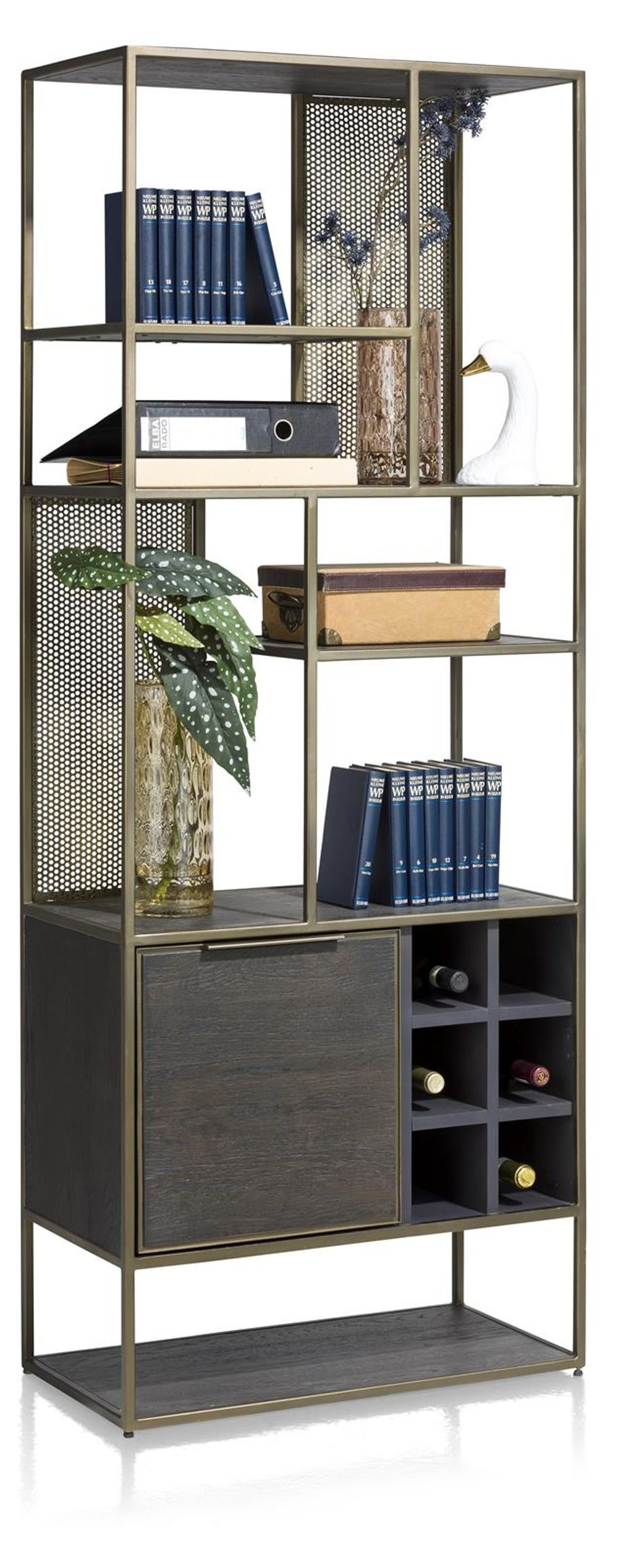 Boekenkast CITY - Castle Antraciet HEH 40941-CAN