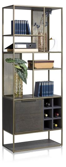 Boekenkast CITY - Castle Antraciet HEH 40941-CAN
