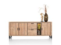 Dressoir PAVAROTTI - Hout/Zwart HEH 46488BRN