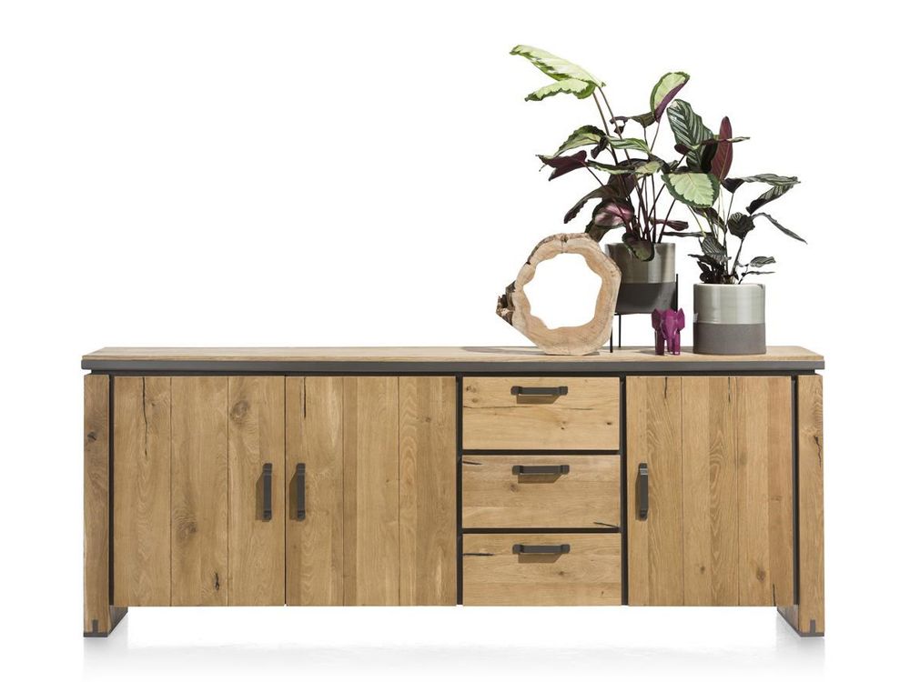 Dressoir FARMLAND - Oak railway brown HEH 39606-RWB