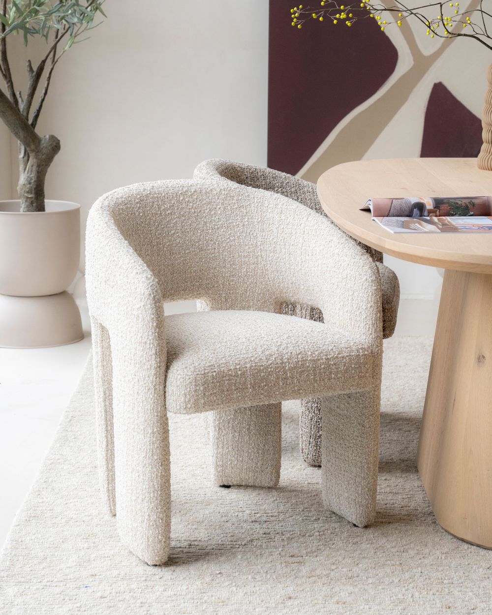Eetkamerstoel HAMILTON - Taupe ELO 96243