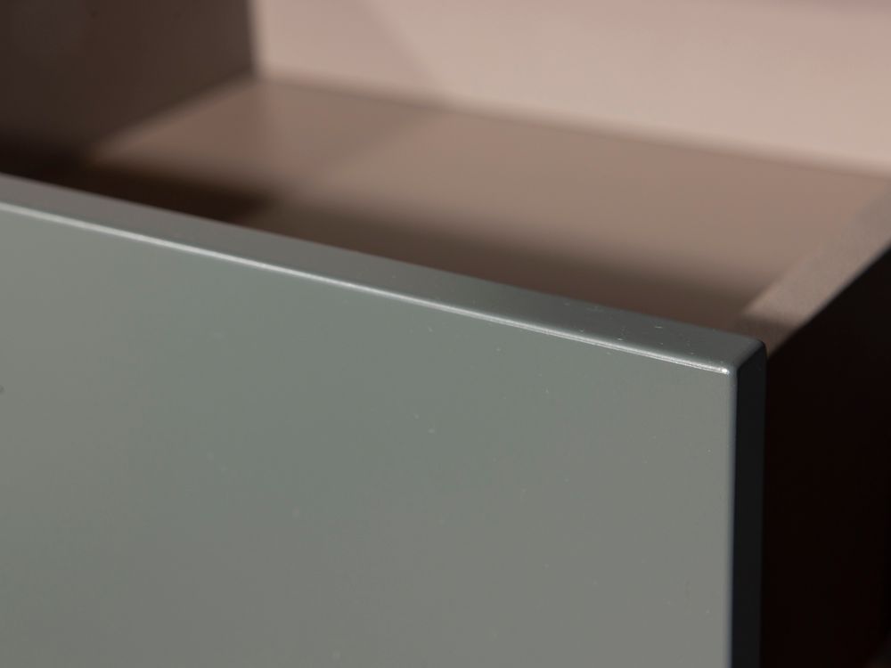 Nachttafel NIGHT - Walnoot/Grijs-groen NVM-36-004-355N01