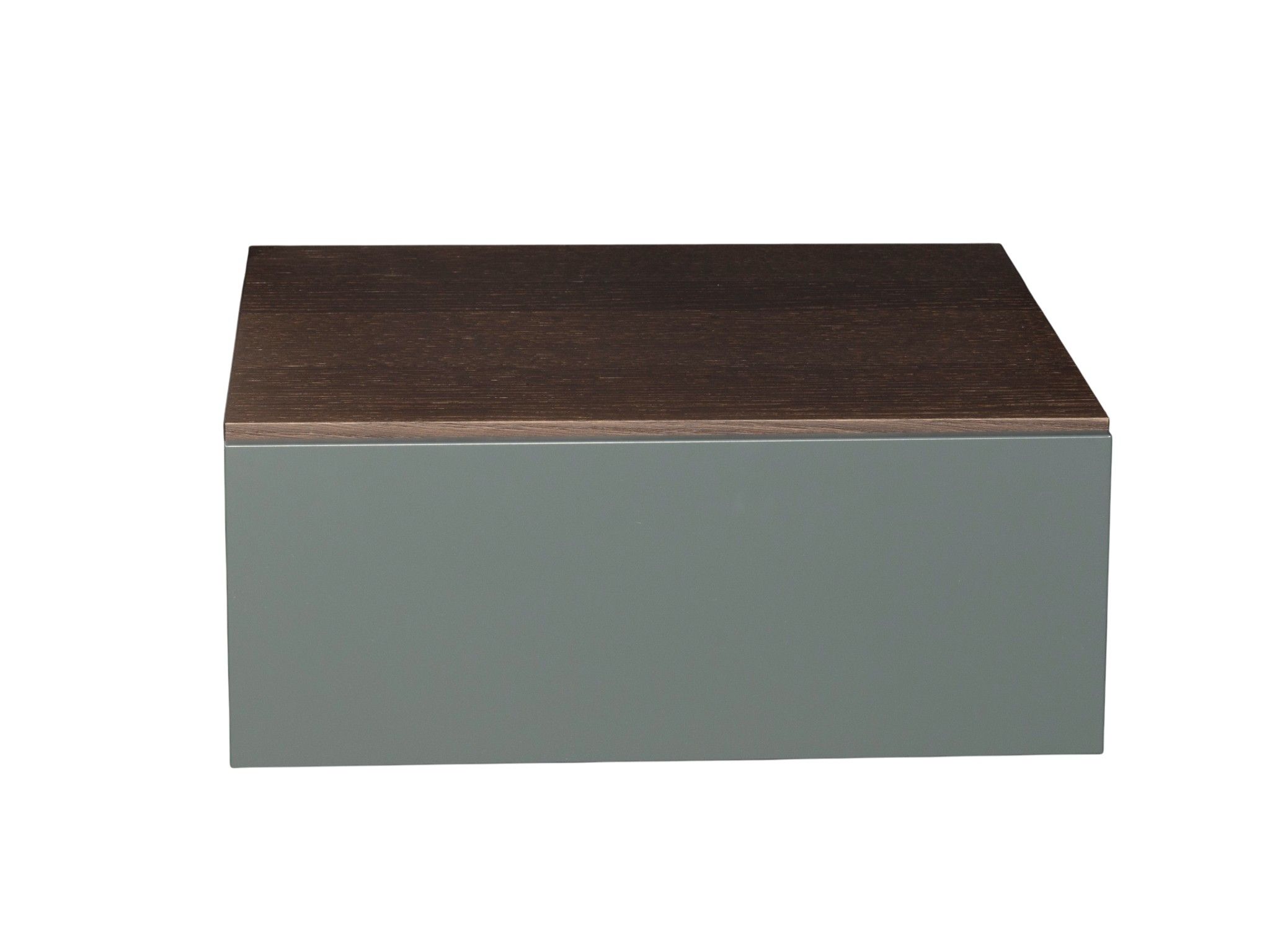 Nachttafel NIGHT - Walnoot/Grijs-groen NVM-36-004-355N01