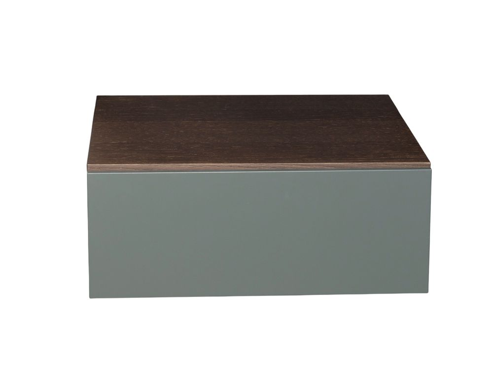 Nachttafel NIGHT - Walnoot/Grijs-groen NVM-36-004-355N01