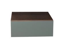 Nachttafel NIGHT - Walnoot/Grijs-groen NVM-36-004-355N01