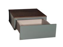 Nachttafel NIGHT - Walnoot/Grijs-groen NVM-36-004-355N01