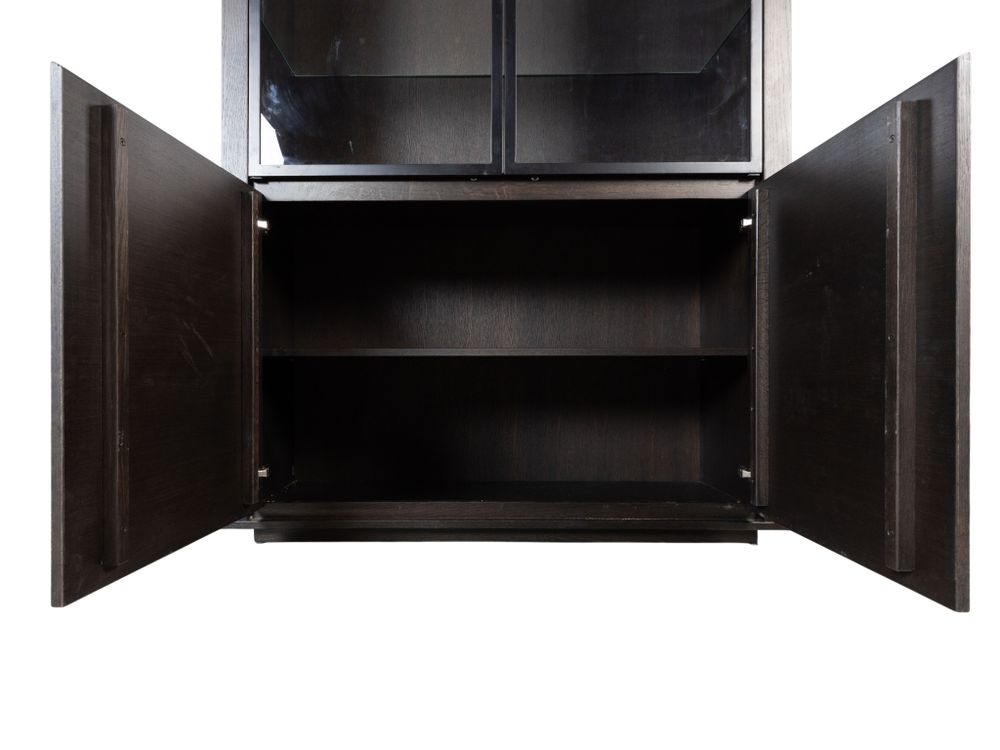 Vitrinekast met spots ZEN - Espresso FDF-15-000287