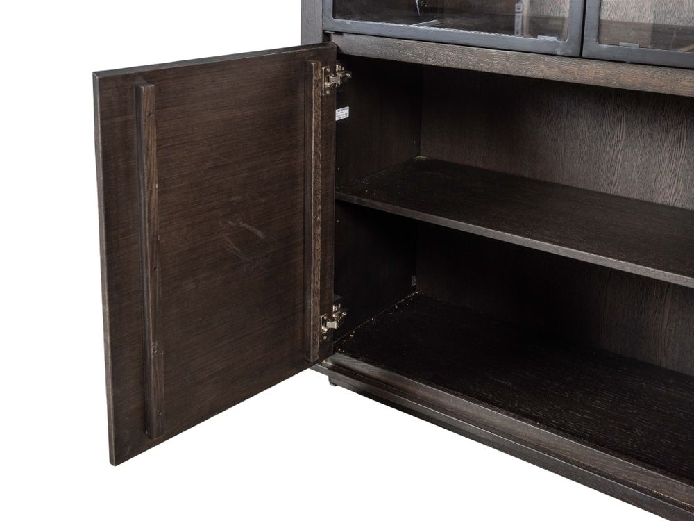 Vitrinekast met spots ZEN - Espresso FDF-15-000287